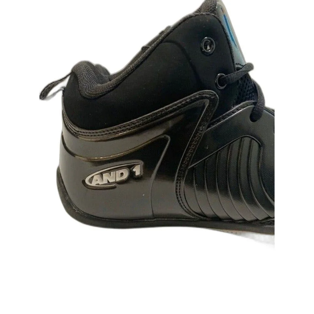 mens shoes  AND 1 Taunami Basketball sneakers Shoes black size 5